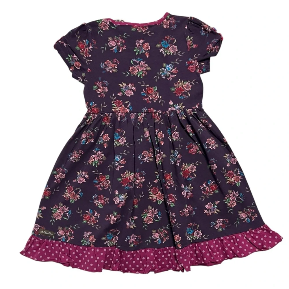 NEW Matilda Jane 8Y Choose Your Own Path World of Wonder Purple Floral Dress